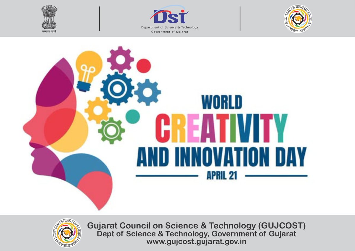 InfoGujcost's tweet image. Observation is the first step that sparks #imagination ! 

On World Creativity &amp;amp; Innovation Day 2026, celebrating the power of #ideas to shape a #better future.

First observed in 2018 and established by @UN this global day highlights how creativity drives real-world solutions.