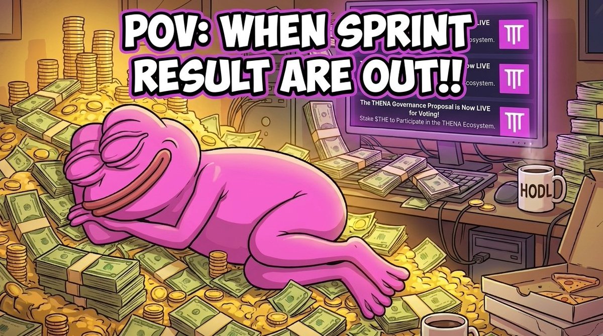 Juniiii23's tweet photo. Waking up to those $THE rewards like... 😴💰

The @ThenaFi sprint is Live 💜 https://t.co/EYsQqUxZ6R