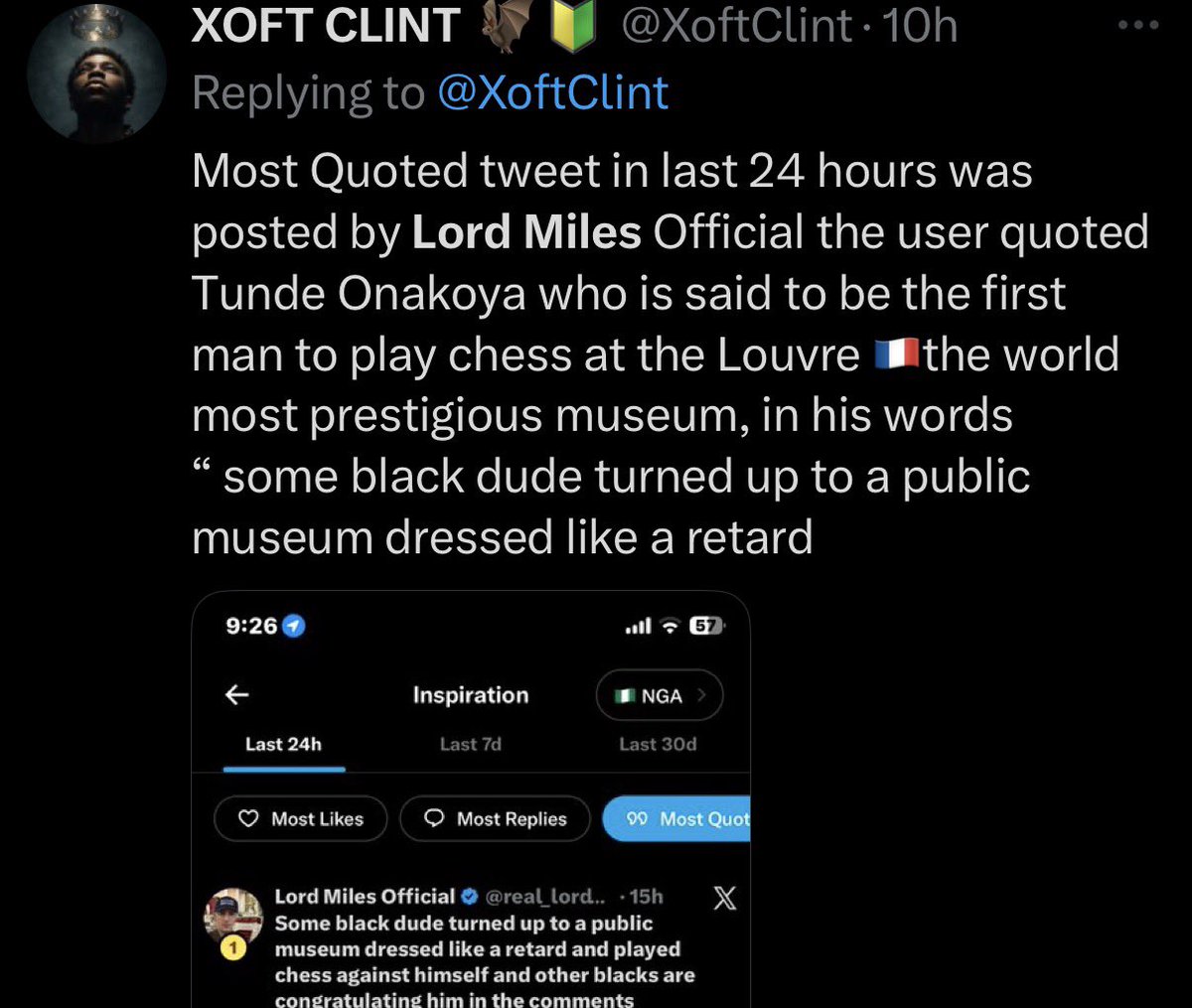 Lord Miles Official tweet media