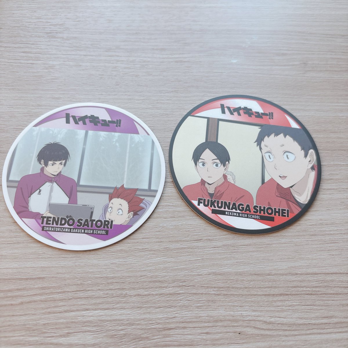 Satsuki_trading's tweet photo. 【交換】ハイキュー　コースターコレクション　ゴミ捨て場の決戦

譲）天童覚、福永翔平
求）月島、黒尾
2:1交換可能

本日：池袋手渡し希望
明日：池袋・渋谷 検討可能

よろしくお願い致します🙇🏻‍♀️ https://t.co/eL8JNoVyaH