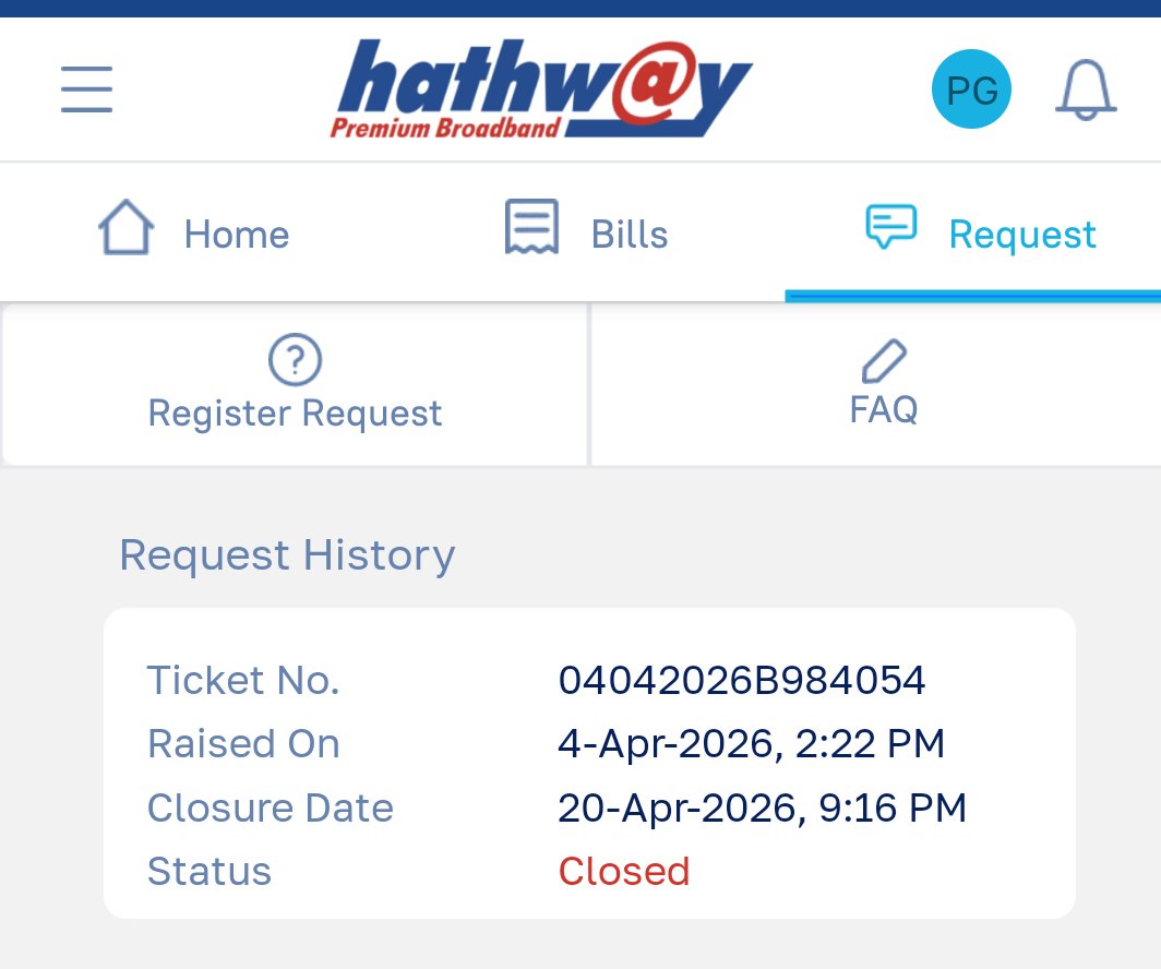 parikghising's tweet photo. @HathwayBrdband my internet was down from the 4th of April and not one technican came to check the lines and the issue was closed yesterday however your team keeps calling me to recharge my plan. Why will I recharge my plan if my net is not working. Get my net fix or stop calling https://t.co/8WdvA99JSS