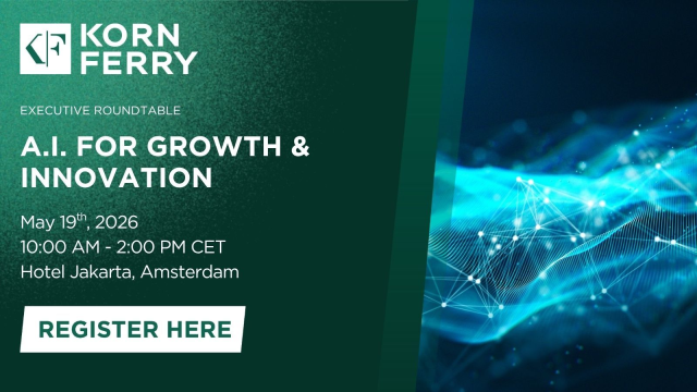 We’re bringing together HR leaders for an interactive Korn Ferry session on AI for Growth &amp; Innovation, designed to move the conversation from ideas to execution. 📍 Amsterdam 🗓️ 19 May 2026 ⏰ 10:00 AM - 2:00 PM bit.ly/4d0KQoX