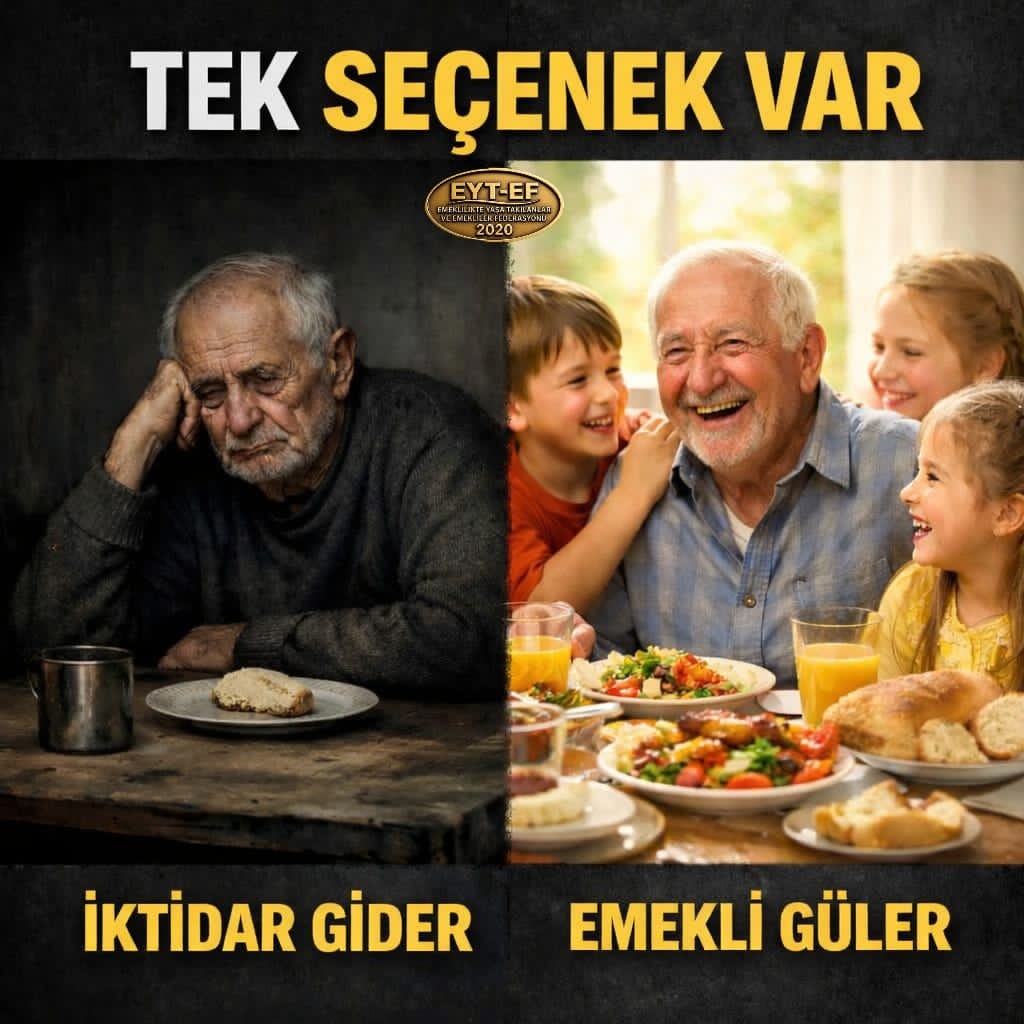 EMEKLİLERE SEYYANEN 40.000 TL HAKTIR ‼️
Bugün Emeklilerin geçinebilmesi için tüm emeklilere seyyanen bir zam yapılması Gerekiyor ‼️
<a href="/RTErdogan/">Recep Tayyip Erdoğan</a> <a href="/dbdevletbahceli/">Devlet Bahçeli</a>
<a href="/isikhanvedat/">Prof. Dr. Vedat Işıkhan</a> <a href="/memetsimsek/">Mehmet Simsek</a>
<a href="/Akparti/">AK Parti</a> <a href="/MHP_Bilgi/">MHP</a> <a href="/_cevdetyilmaz/">Cevdet Yılmaz</a>
#iktidarGiderEmekliGüler
#EkYasaGelir5000KısmiGüler
