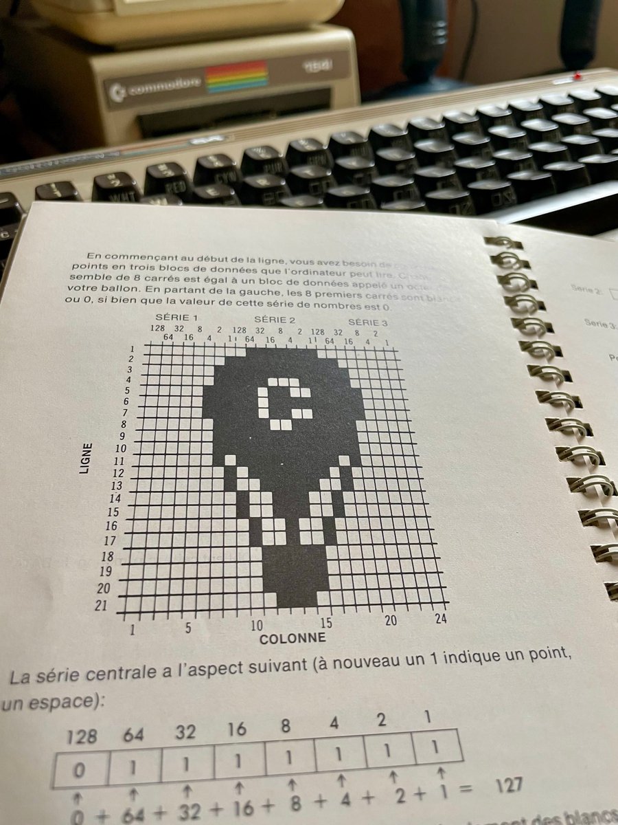 turk182es's tweet image. Certainement le premier Sprite que j'ai programmé avec mon Commodore 64.
Le premier d'une longue série...
Bonne journée les amis !
#Retroblog #Retro #Retrogaming #Retrogames #retrogamers #RetroComputer #Oldies #Vintage #8Bits #Jeuxvideo #Videogames #Commodore #Commodore64