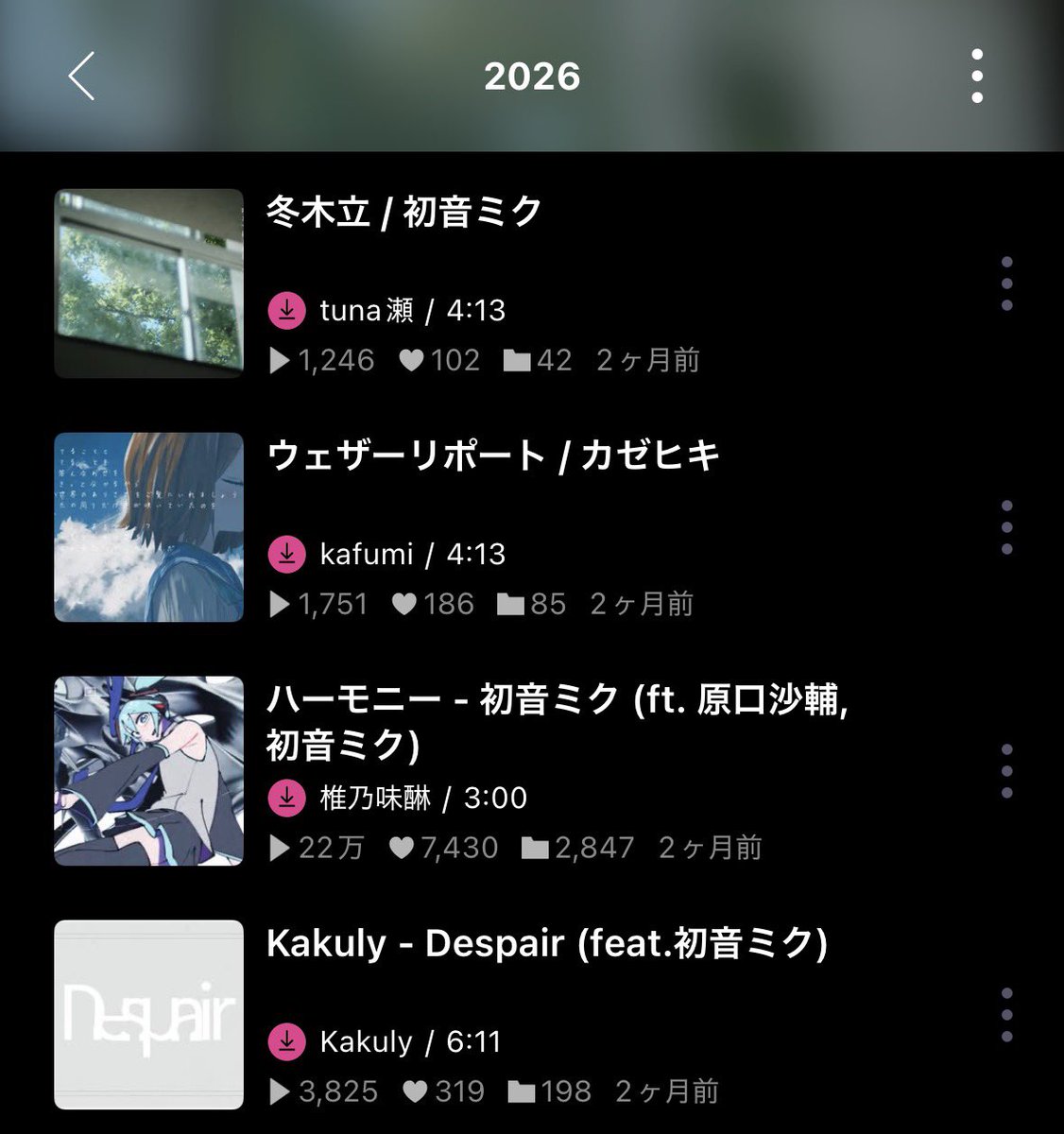 idlol_music's tweet photo. 2026特にゲキ刺さりしたボカロを共有 https://t.co/y85OvReemU
