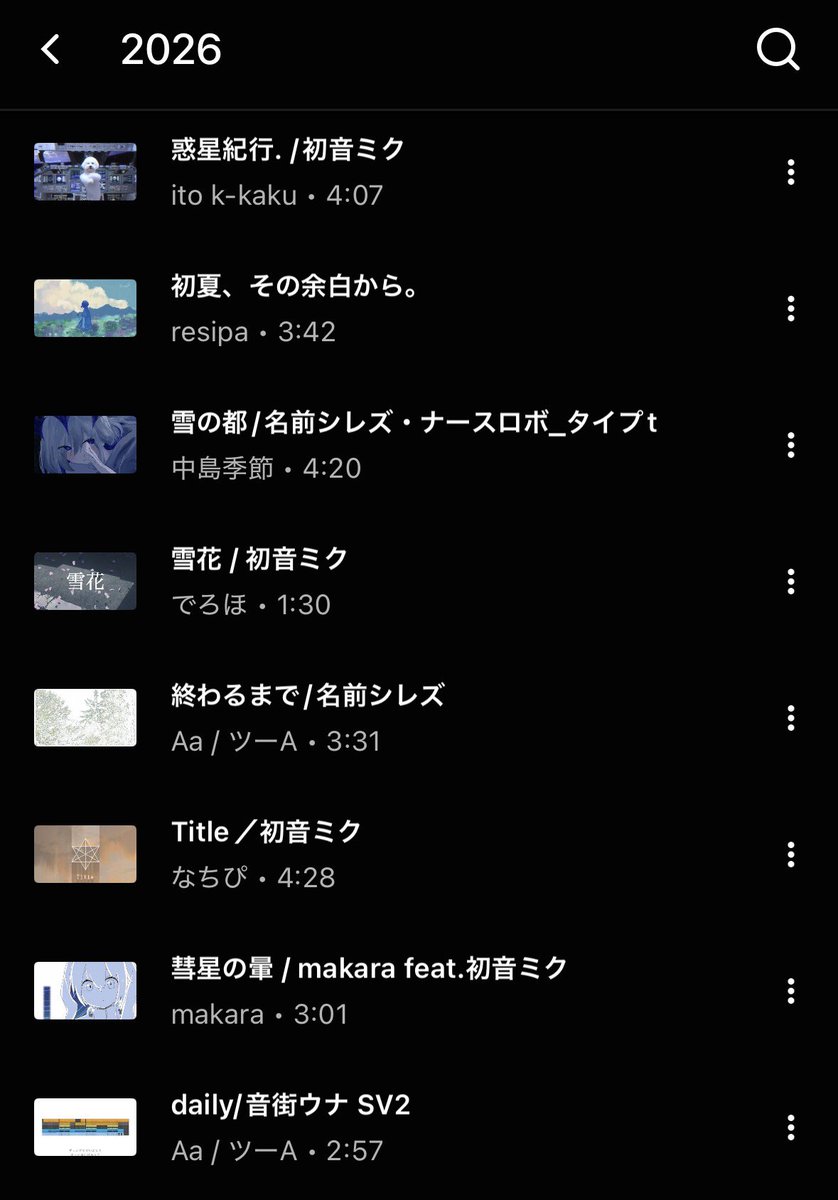 idlol_music's tweet photo. 2026特にゲキ刺さりしたボカロを共有 https://t.co/y85OvReemU