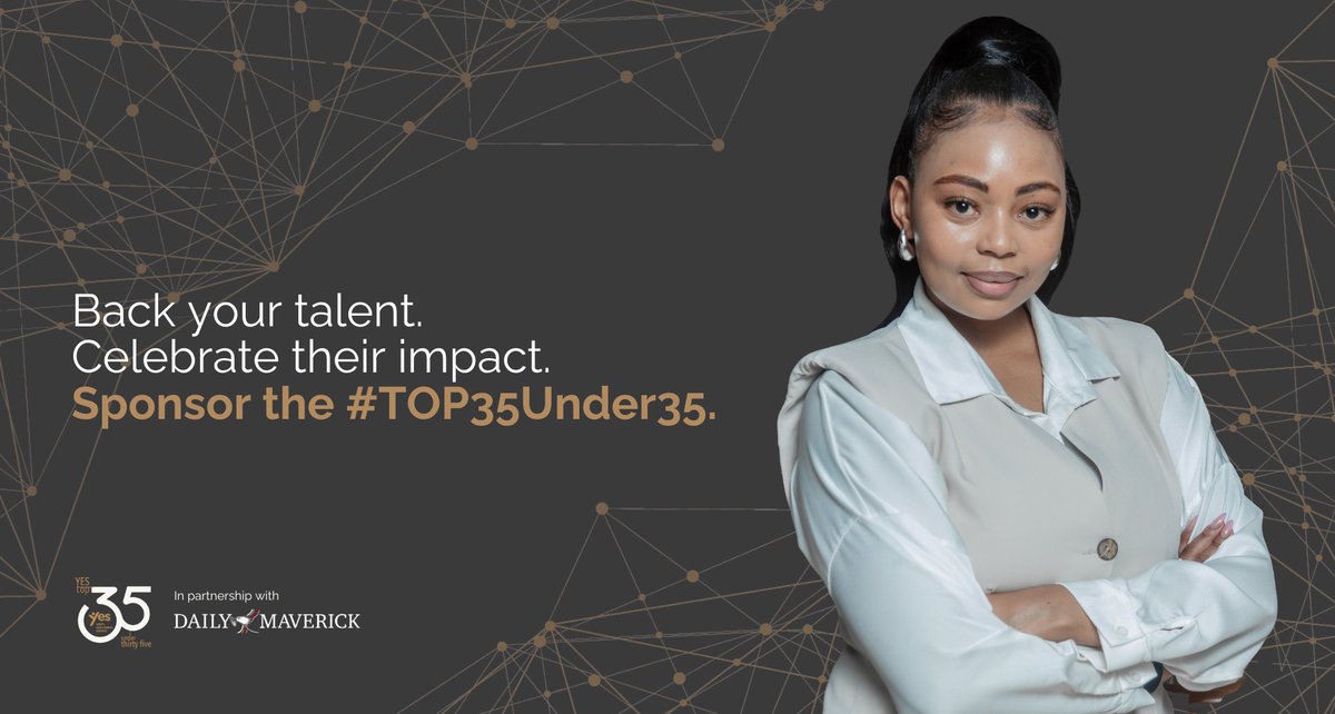 Yes4YouthZA's tweet image. #YESTop35Under35 is your chance to celebrate YES Alumni making an impact. Encourage your Alumni to apply (deadline extended to 10 May 2026) or become a sponsor to amplify South Africa's future leaders. Apply: bit.ly/4dK5UBK #SayYES #FutureLeaders