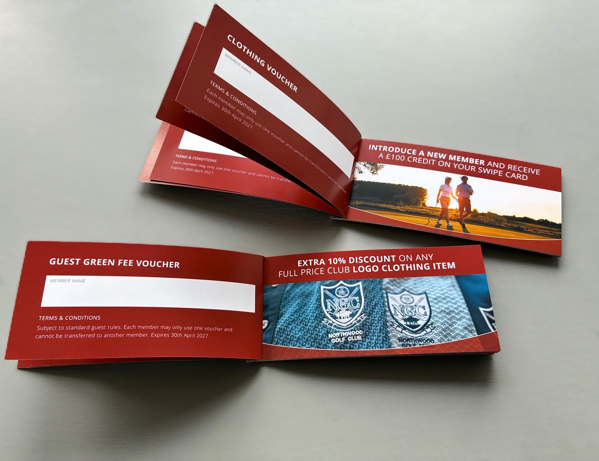 MBgolfmark's tweet photo. Happy with our first 3 design/print projects for a great new client; @Northwood_Golf we're fortunate enough to have worked with @jonneydgolf the new GM at Northwood for over 10 yrs across 4 different clubs; thanks for your support Jonathan!
#BreakfastMenu #BarMenu #VoucherBook https://t.co/oblRm97VRa