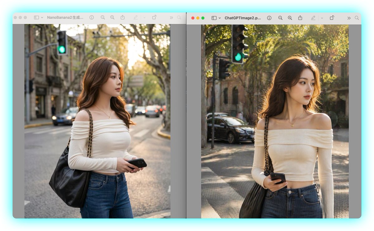 Side-by-Side AI Portrait Comparison