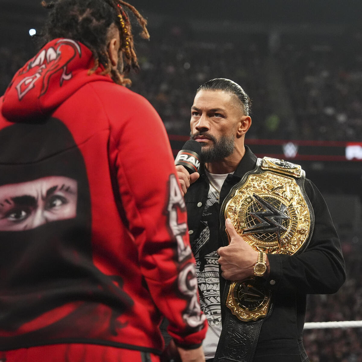 TheRREmpire_'s tweet image. Digitals of @WWERomanReigns on Raw (April 20,2026) #wwe #raw #smackdown #tribalchief
