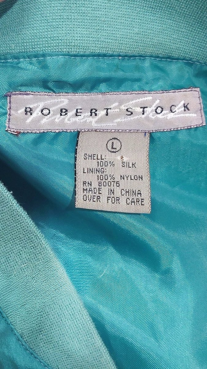 90s
シルク　ジップアップブルゾン

SIZE L ￥5490