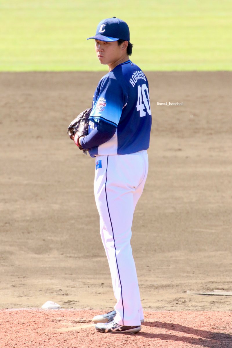 lions4_baseball's tweet photo. 最後は堀越くん。
初ﾏｳﾝﾄﾞのときはどうなることかと思ったけど、最近はまとめてきました👏

（2026.04.21 カーミニーク 三軍戦） https://t.co/qn05H8v4je