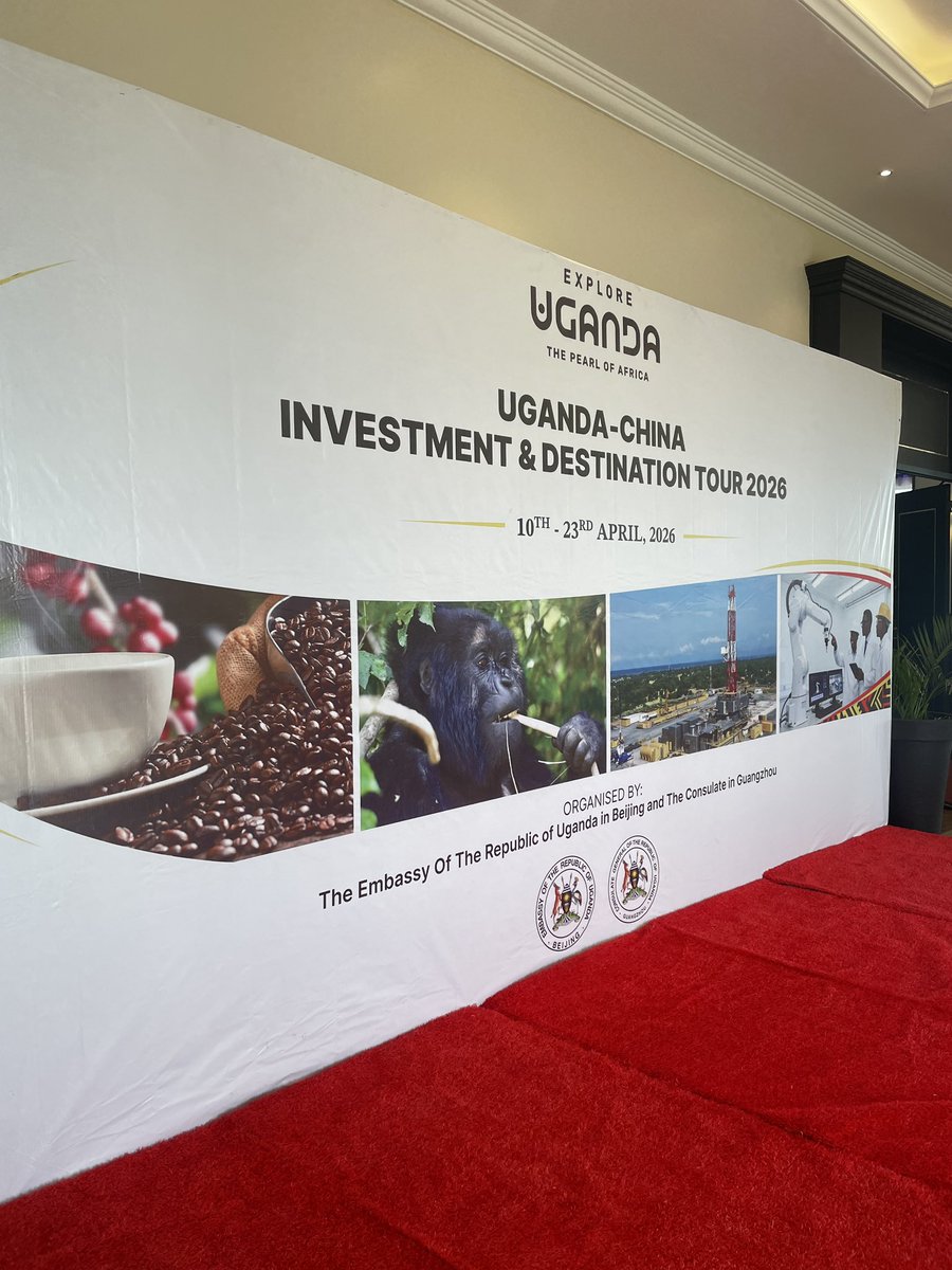 ug_tour's tweet image. Happening now; Uganda 🇺🇬- China 🇨🇳 Investment and Destination Tour 2026 at Mestil Hotel. Looking forward to the partnership as we represent our members. #Trending #Uganda #china