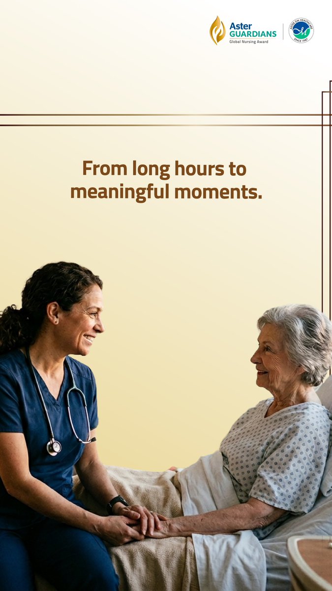AsterGuardians's tweet image. Every shift comes with its challenges, but it also brings moments that remind you why you started. A smile, a Thank You, or a sign of recovery can change everything.
Today, we celebrate the meaning nurses find in the work they do every day.

#JoyOfNursing #NurseLife #NursesUnite