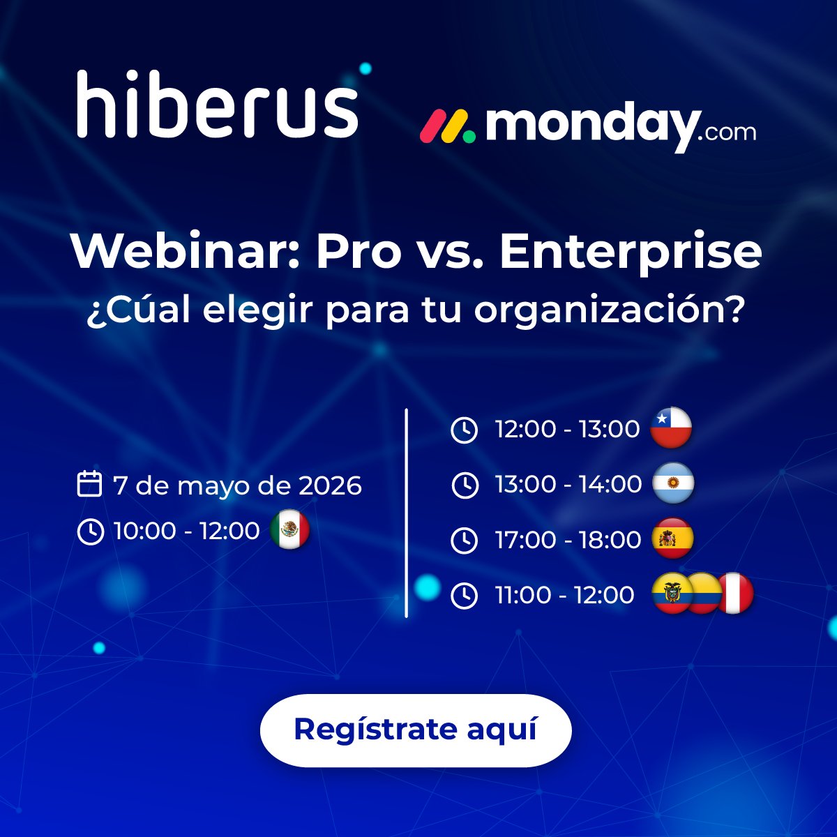Hiberus's tweet image. 📦Pro vs Enterprise en @mondaydotcom: ¿cuál es el plan ideal para tu empresa?
Si estás evaluando escalar tu uso de monday.com o quieres asegurarte de que cuentas con el plan adecuado, este webinar es para ti.
Regístrate aquí 👉wkf.ms/4tLvfQH
#WeAreDifferent