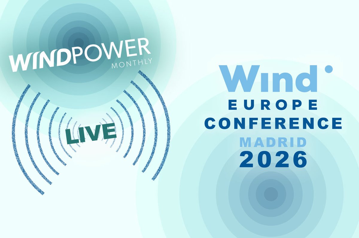 windpower_m's tweet image. Windpower Monthly brings you the latest news and updates from the conference sessions and exhibition floor of WindEurope’s Annual Event 2026 in Madrid
#windpower #renewables #WindEurope2026
tinyurl.com/wwemn9de