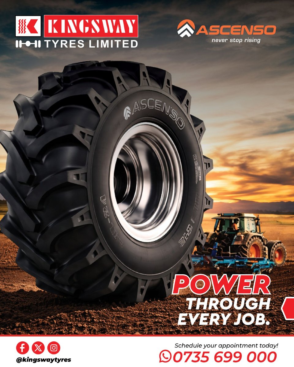 kingswaytyreske's tweet image. Take on every terrain with Ascenso tyres. Built for durability, traction, and performance when it matters most. Get the job done with confidence. 

Visit Kingsway Tyres today.

#Ascenso #KingswayTyres #BuiltToPerform
