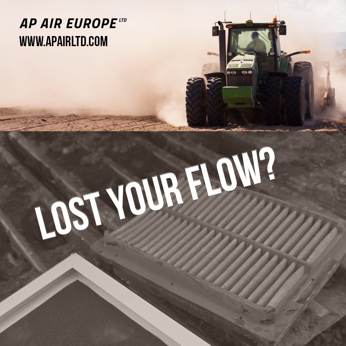 APAIRLtd's tweet image. 💨 Lost your flow?
⚠️ Signs you need a new 🚜 #cabinfilter
· Reduced #airflow – it’s likely your filter has become clogged and needs replacing.
💡For a huge choice of next day* #agri &amp;amp; #plant cabin filters 👉 apairltd.com/products/parts…
#airconparts #acsupplies *UK Mainland &amp;amp; Ireland