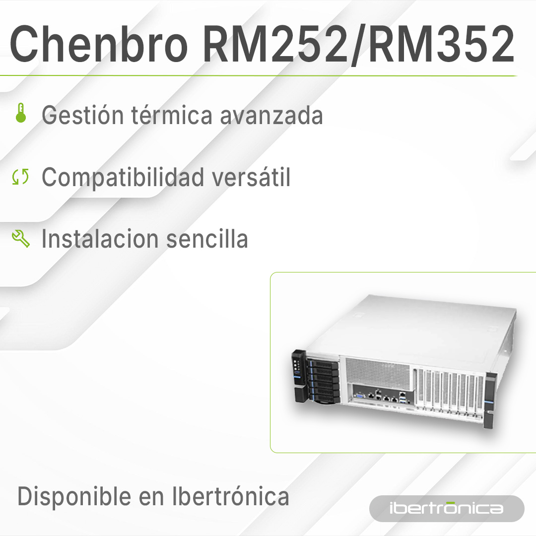 ibertronica's tweet image. Potencia tu rack con las Chenbro RM252 y RM352 🔧💻 Máxima ventilación, robustez y eficiencia para servidores exigentes 🚀 
#Server #Hardware #Chenbro #DataCenter 

🔗👇 
zurl.co/owK65