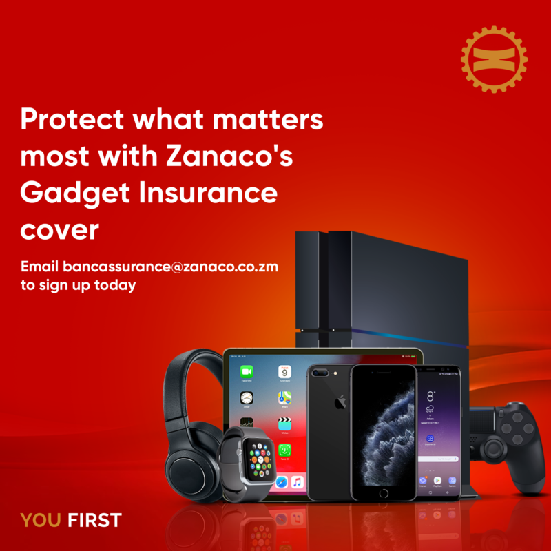 zanacoplc's tweet image. Protect what matters most with Zanaco’s Gadget Insurance cover. Email bancassurance@zanaco.co.zm to learn more. 

#YouFirst #Bancassurance