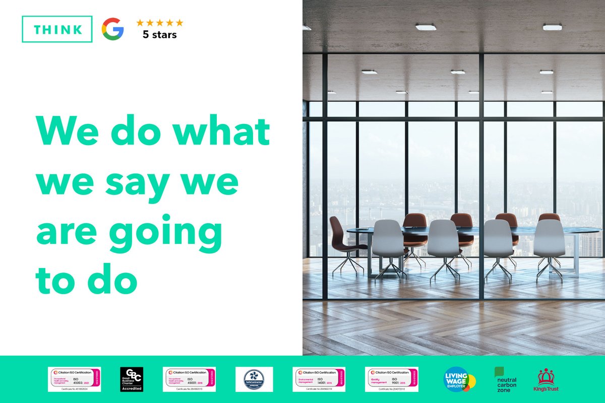 ThinkFMCleaning's tweet photo. We do what we say we are going to do.

Our motto and golden rule is based on delivering the experience and high standards that commercial companies expect.
 
Learn more about us and how we deliver this: https://t.co/hkOluxcpma

#commercialcleaning #officecleaning https://t.co/bB0bjiR9sK
