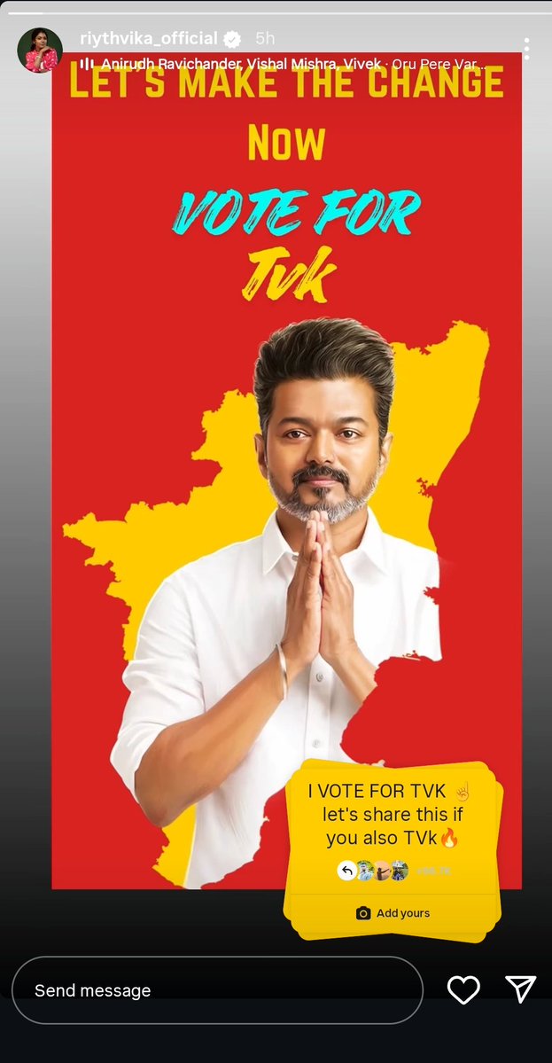 PrakazVijay_Of's tweet image. Actress #Riythivka Insta ! ❤️