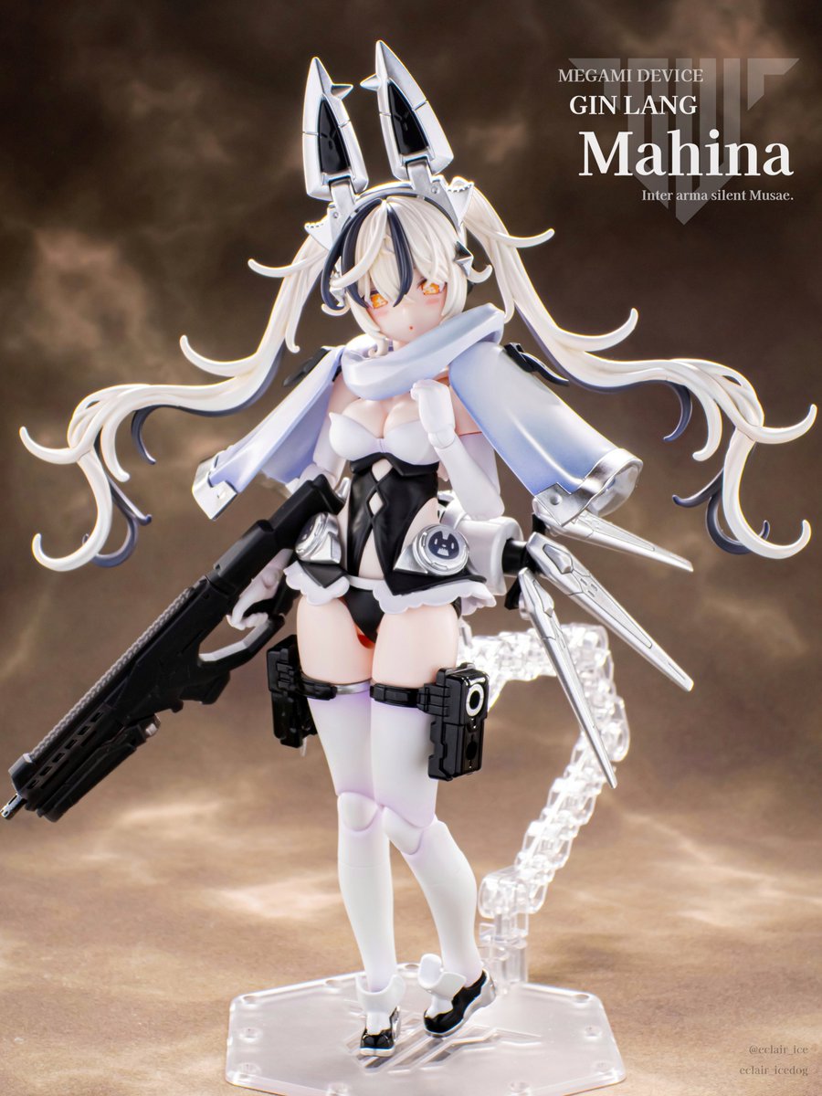 PUNI⭐︎MOFU 銀ラン『マヒナ』
完成しました！ 今年初メガミです！
2種のレーダーでバトルフィールドを掌握する指揮官機！
#メガミデバイス
▼