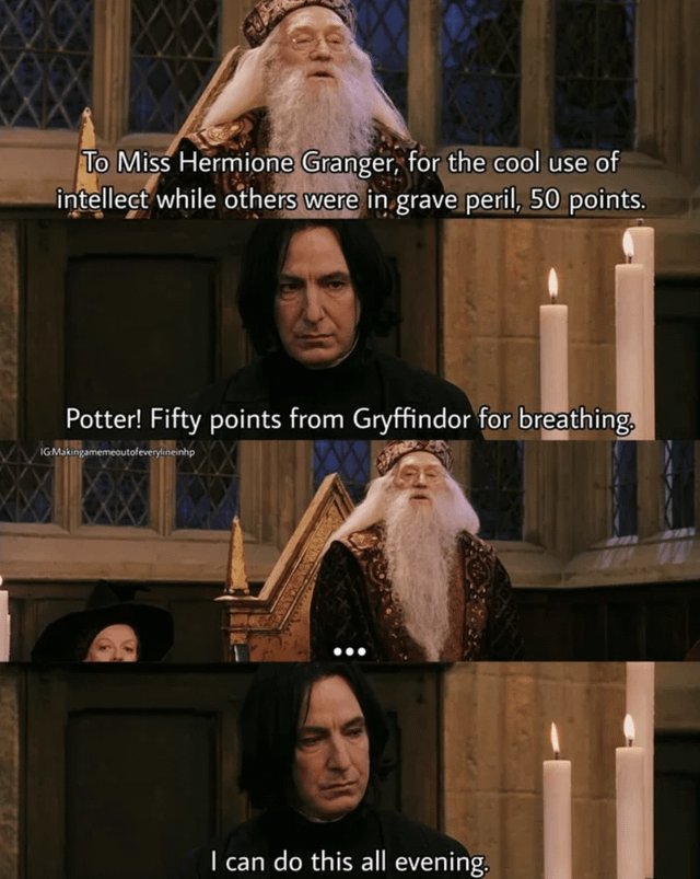 AllboutHogwarts's tweet image. Haha 😂 

#harrypotter #severussnape #albusdumbledore