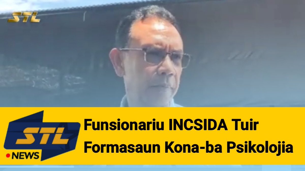 STLTimorLeste's tweet image. Funsionariu INCSIDA Tuir Formasaun Kona-ba Psikolojia
youtu.be/Y-ynW5Hd3IE?si…

* Subskreve STL Iha Youtube: youtube.com/@STLTimorLeste

Online: stltimorleste.com

Media Sosial:
* Facebook: facebook.com/stltimorleste/
* X (Twitter): 

#SuaraTimorLorosae #STL