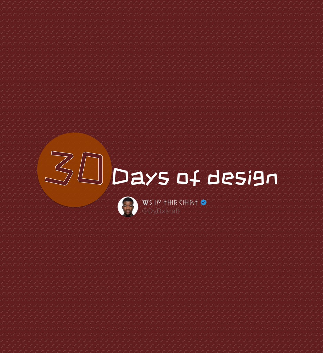 DyDxkraft's tweet image. 🚀 Starting a 30-Day Design Challenge!

For the next 30 days, I’ll be showing up daily to create, explore, and push my creativity beyond limits. This journey is all about growth, consistency, and leveling up my design skills.

Follow along and build with me. #30Daysofdesign