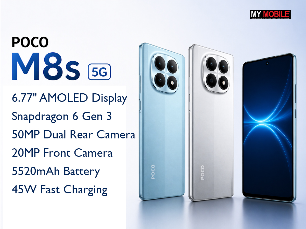 MyMobile_India's tweet image. POCO M8s 5G Launched in India with AMOLED Display and Snapdragon Power

Read More: mymobileindia.com/poco-launches-…

#POCO #M8s5G #TechNews #SmartphoneLaunch