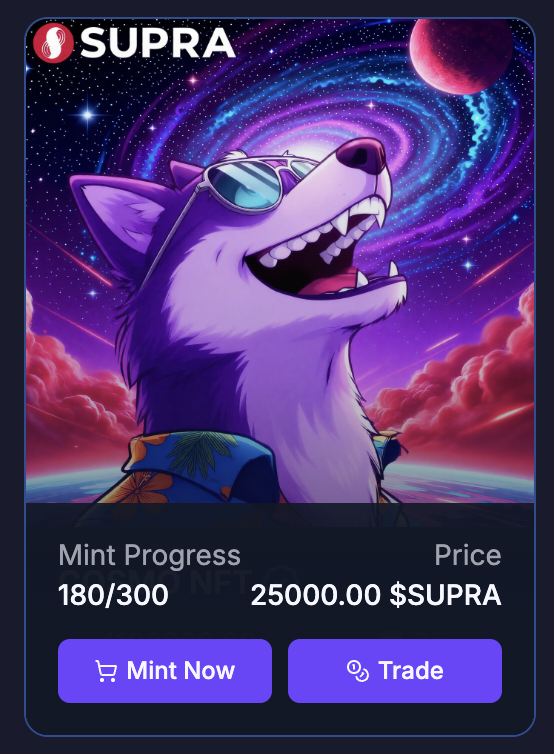 BonJardy's tweet image. The last 20 Artworks at 25K SUPRA ⚡️💎⚡️ 
crystara.trade/marketplace/co…

Trust the process .. AI AGENT on @supraosai 

Your key to the "COSMOCLAW"
verifications are open 👉 discord.gg/fzxm7HtsP2

@ZorgRK  @JamesBondsama @JoshuaTobkin 
@SUPRA_Labs @CrystaraMarkets #SUPRA
