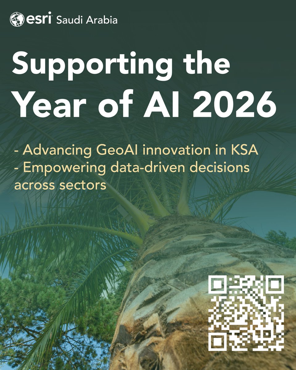 Esri Saudi Arabia tweet media