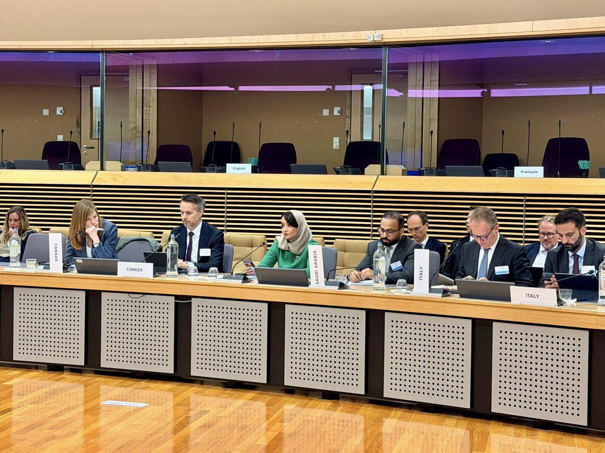 KSAmofaEN's tweet image. #Brussels | The Kingdom of Saudi Arabia participates in the Ministerial Meeting of Ad Hoc Liaison Committee (AHLC) on Palestine.

🔗spa.gov.sa/en/N2566581