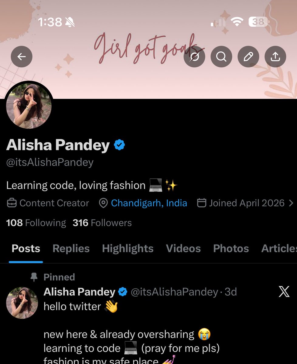 Alisha Pandey tweet media