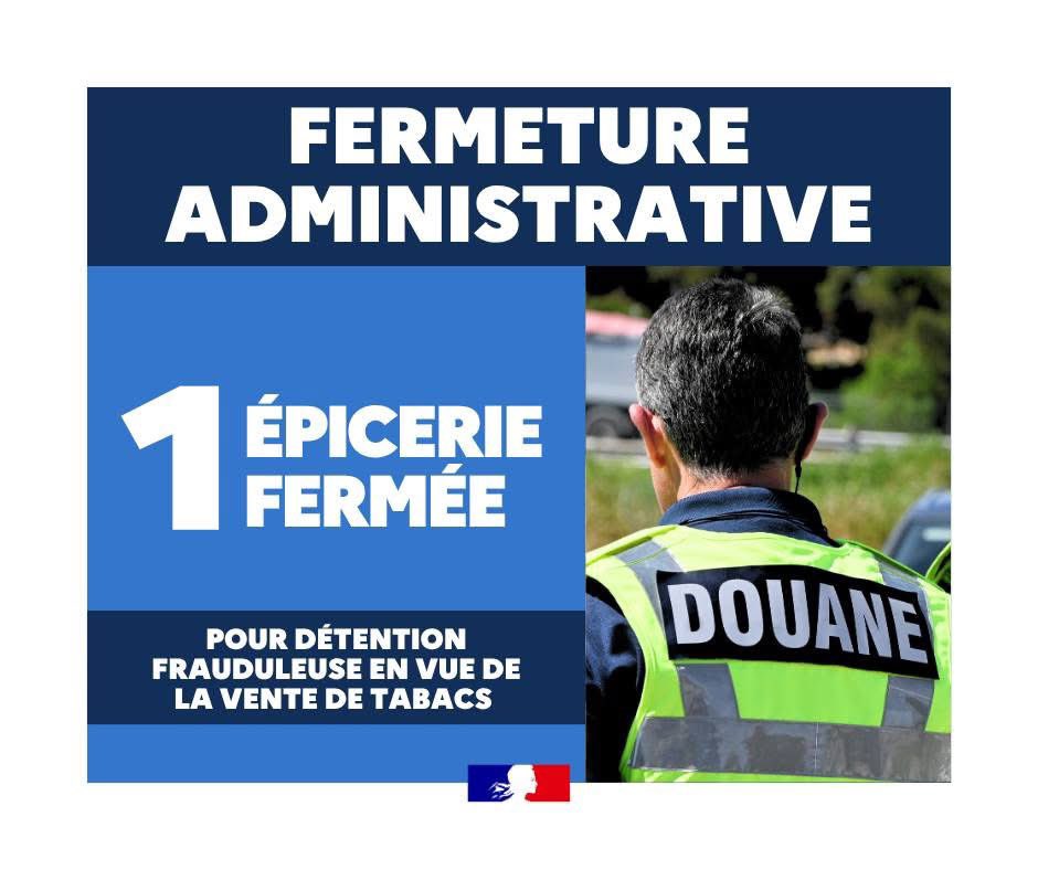 Image de Préfet du Gard - #FermetureAdministrative 🚫 Une fermeture administrative d'une épicerie au Grau-du-Roi.

➡️ À la sui