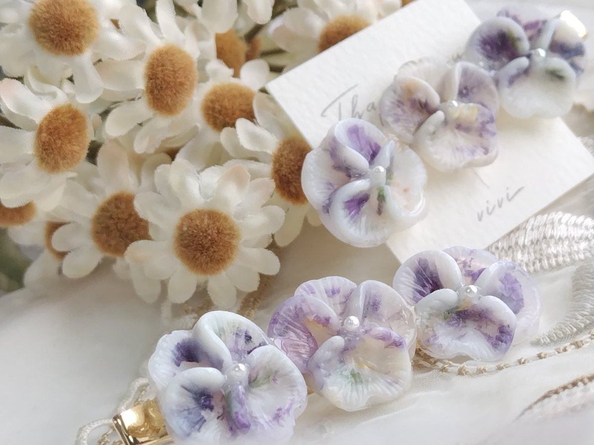vivi❁お花のアクセサリー tweet media