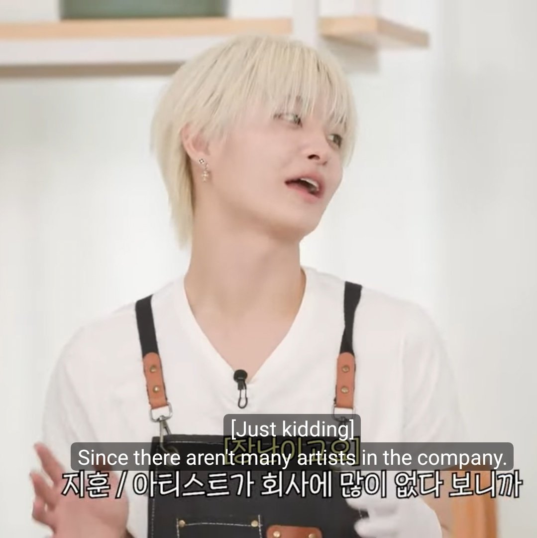 jihoon pun paham idol di YG makin dikit, kalo ditotalin jg kayanya masih banyakan member jkt48 😭