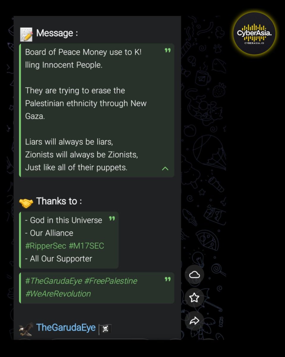 cyberasia_io's tweet image. 🚨 Israel Alert 🇮🇱

Hacktivist group The Garuda Eye has claimed responsibility for a cyberattack targeting the Israeli logistics sector, the official website of AllCargo Logistic Services LTD. en.allcargo.co.il
 
#CyberSecurity #DDoSAttack #Israel #AllCargo