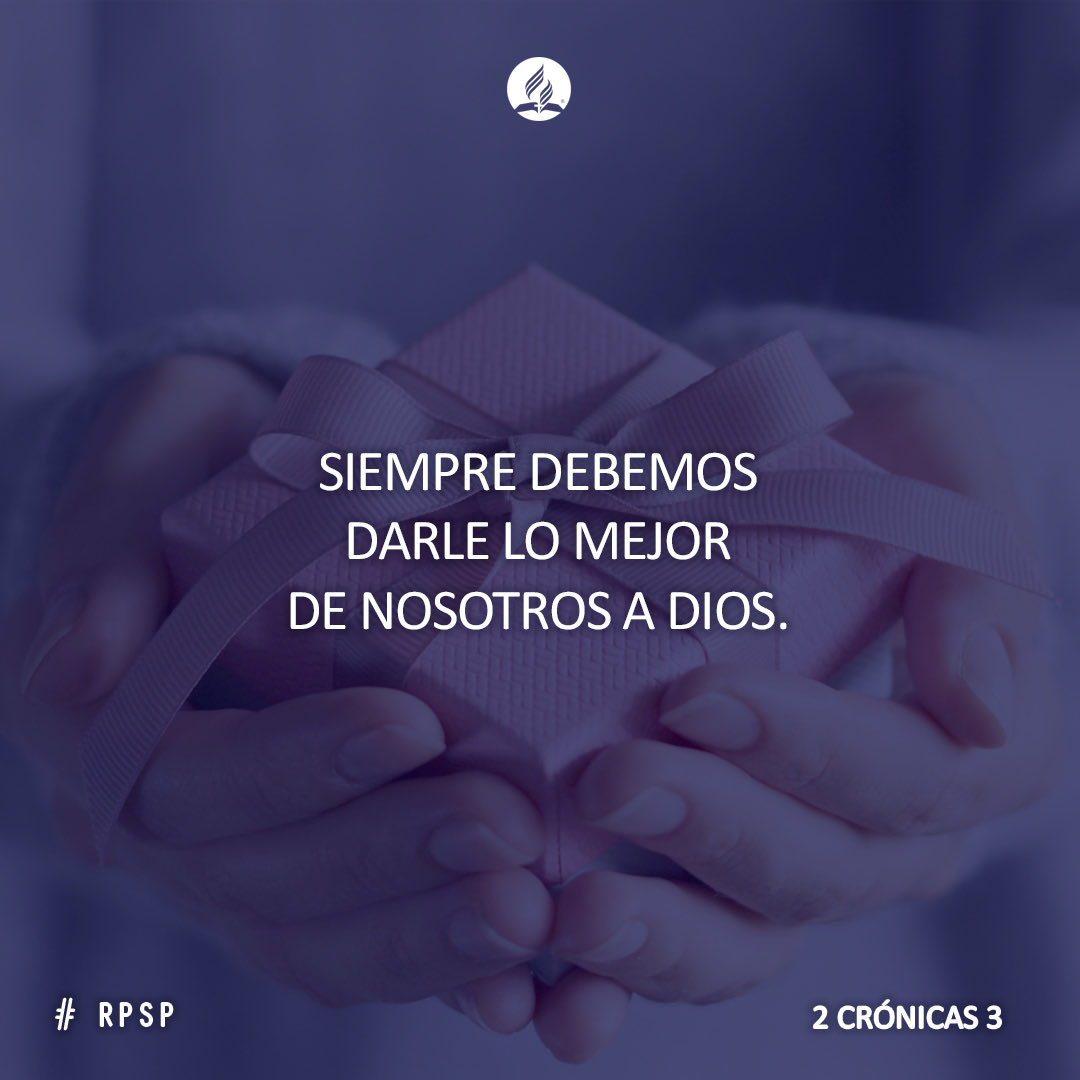 mperezschulz's tweet image. We must always give our best to God - 2 Chr 3

Devemos sempre dar o nosso melhor a Deus - 2 Cro 3

#GodFirst #PrimeroDios #PrimeiroDeus #RpSp #RbHw