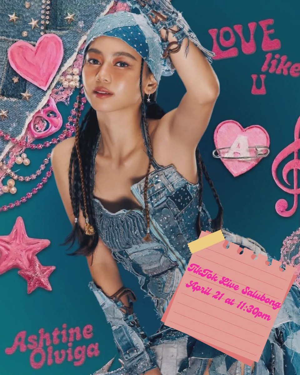 KapatidInsider's tweet photo. HEY, DI KA BUSY LATER?!
HALIKA, SAMAHAN NATIN SI ASH! 😊

Kita-kits mamayang 11:30 PM as we join Ashtine for her TikTok Live Salubong for her debut single!

Let’s show our love and support for this talented lady.

Pre-save now: https://t.co/HYnLtIrtSU

#AshtineOlvigaLoveLikeU https://t.co/UODPSiph8s