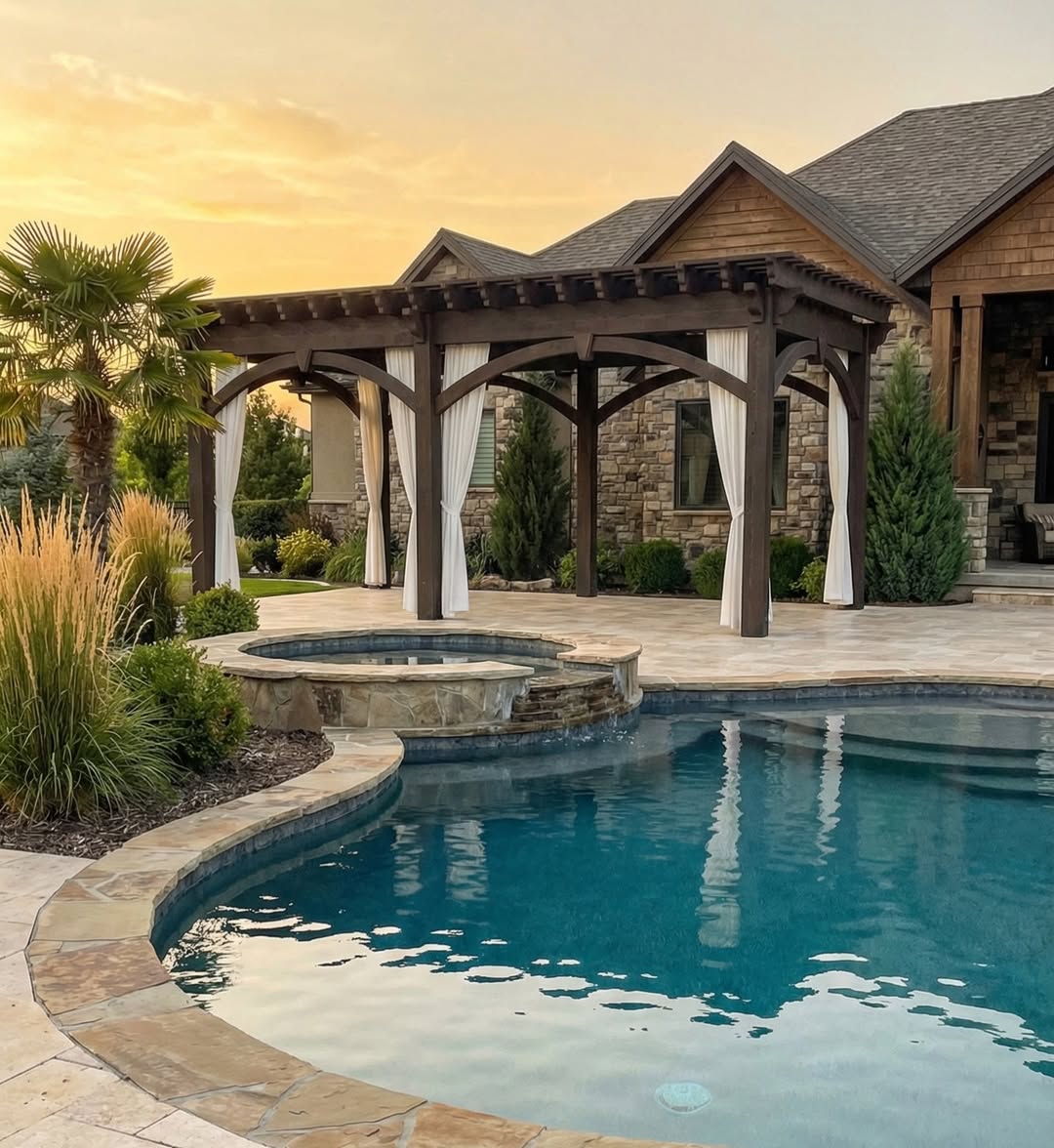 WoodPergolaKits's tweet image. You just finished the pool. 
What's the next move? 🌊🪵

☀️ Add a Pergola for Shade
🌿 Upgrade the Landscaping
🔥 Build an Outdoor Kitchen
💡 Add Lighting &amp;amp; Ambiance

Drop your pick 👇

#BackyardGoals #OutdoorLiving #WoodPergolaKits #PoolLife #Pergola #WesternTimberFrame