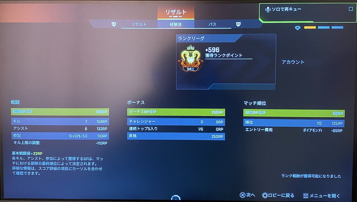 Manamu150's tweet photo. マスター上がったと思ったら
CSプレ34位になったらしぃ https://t.co/Deheuuss5E