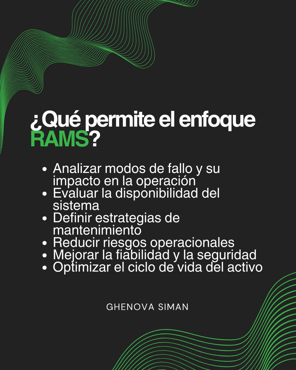 GHENOVASiman's tweet photo. En GHENOVA SIMAN aplicamos metodologías RAMS en sectores como energía, defensa, naval o transporte, donde la fiabilidad no es una ventaja competitiva: es un requisito estructural.

La fiabilidad no se improvisa.
Se diseña, se modeliza y se valida.

#RAMS #ReliabilityEngineering https://t.co/isDvvnTbpE
