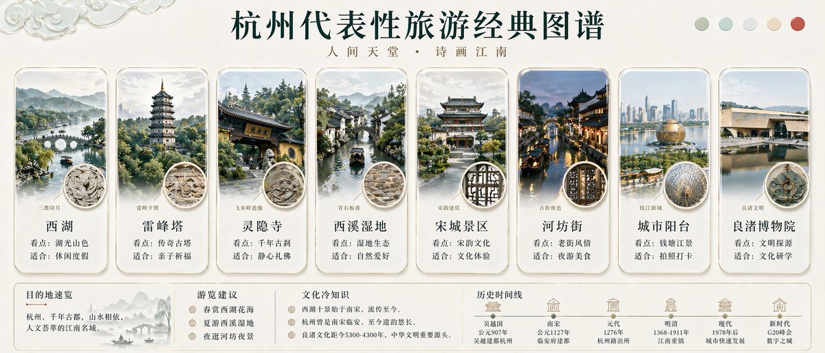 Nanjing Classic Tourism Atlas Poster