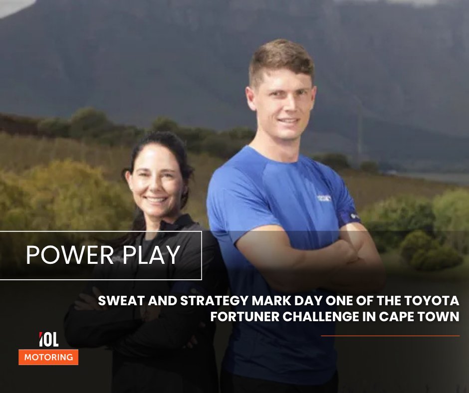 IOL's tweet image. The first day of the Toyota Fortuner Challenge 2026 in Cape Town on Monday, April 20, delivered intense action, with sweat-drenched competitors battling through a series of demanding tasks.
#ToyotaFortunerChallenge #CapeTown #Toyota @IOLmotoring 
Read on tinyurl.com/2rebta9e