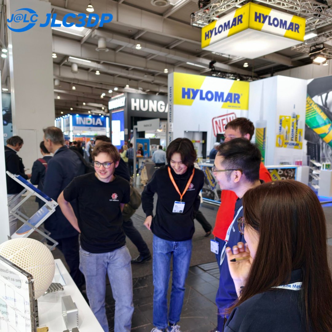 JLC3DP's tweet image. Can 3D printing turn heads at an industrial show? 👀

At #HM26 HANNOVER MESSE 2026, our 3D-printed exhibits did exactly that— stopping engineers in their tracks.

These are just a few highlights 👇

📍 Hall 17 · Stand F47
📅 April 20–24, 2026 | Hannover, Germany
#JLC3DP