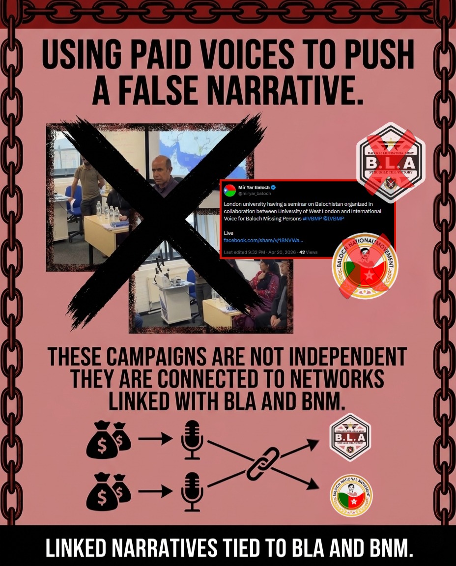 mahzaibbalch's tweet image. This isn’t independent. The same coordinated voices repeat a scripted narrative across platforms, focused on shaping perception rather than facts. The pattern itself undermines credibility and collapses under scrutiny.
#FactCheck #NarrativeControl #TruthMatters