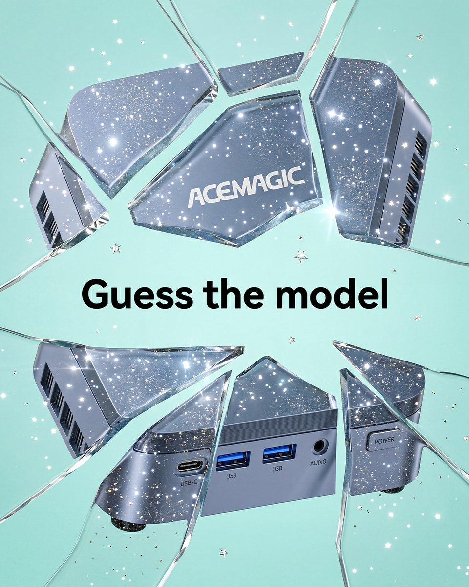 Acemagic_'s tweet photo. π Guess the ACEMAGIC model!
Pieces are coming togetherβ¦
Can you figure out which mini PC this is?
Drop your guess below π
Tag a tech-savvy friend!
#Acemagic #MiniPC #GuessTheModel #TechQuiz https://t.co/ytzEE48TJ4