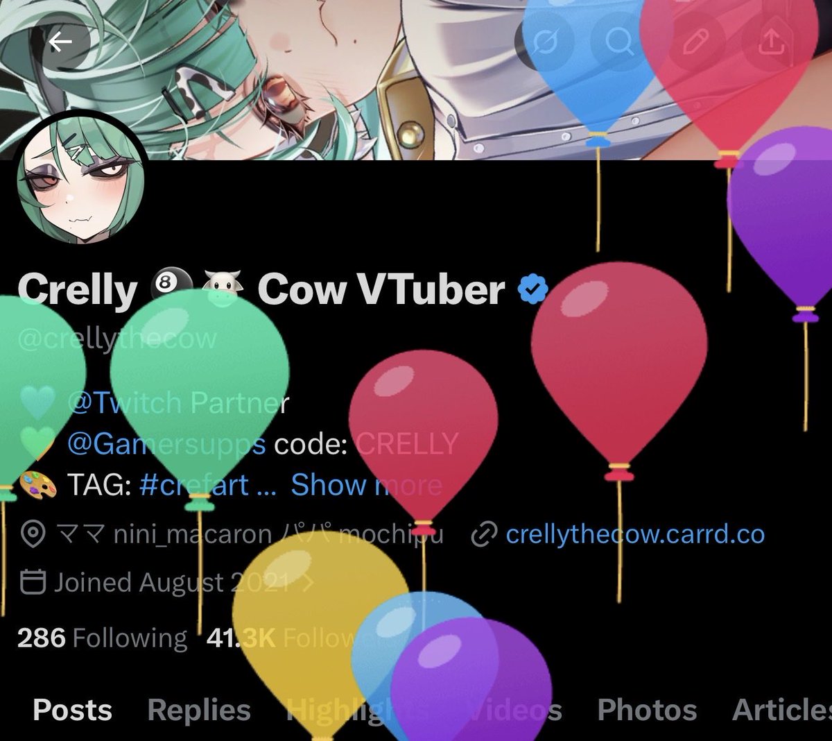 Crelly 🎱🐮 Cow VTuber tweet media